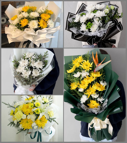 湖南永州祁阳县龚家坪镇新旷社区白事花束代送